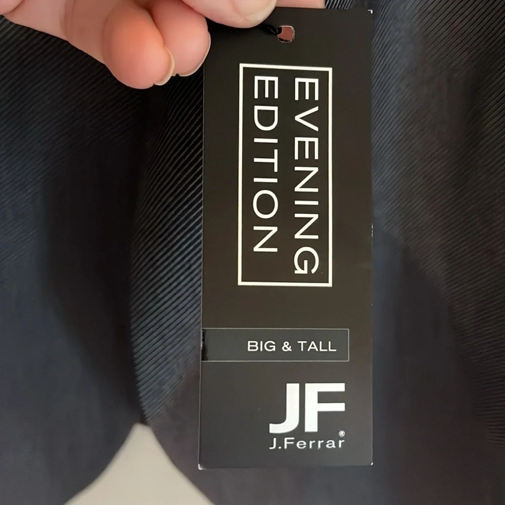 NWT-J.Ferrar-Big& tall-52 REG-silver twill-Evening edition-sports coat/jacket.